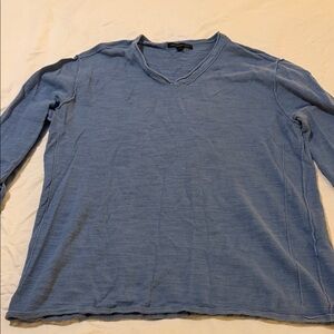 John Varvatos Blue Long Sleeve Tee